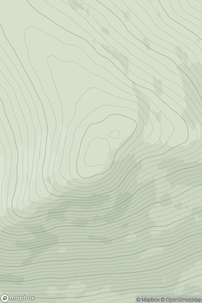 Thumbnail image for Meall Reamhar [Loch Tay to Perth] [NN876326] showing contour plot for surrounding peak